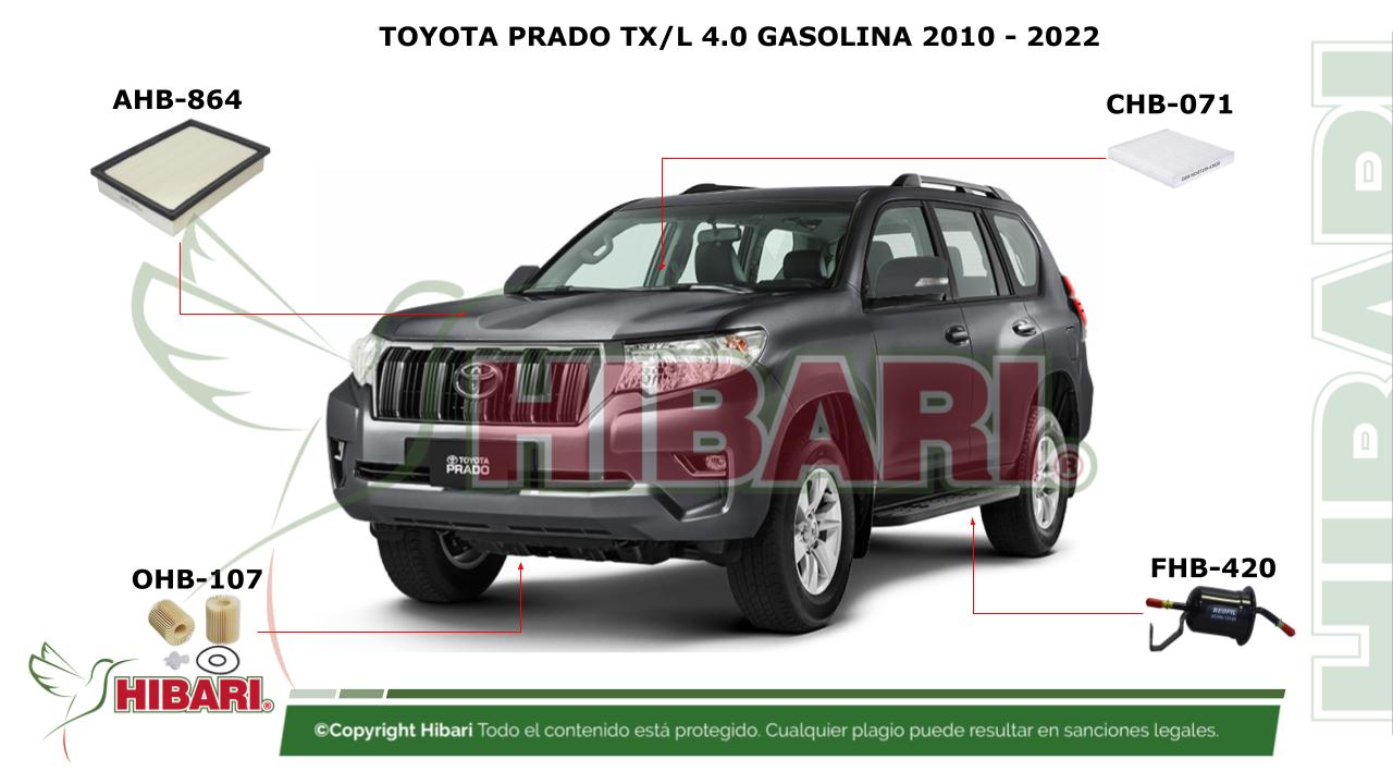 En este momento estás viendo TOYOTA PRADO TXL 4.0 GASOLINA 2010 – 2022